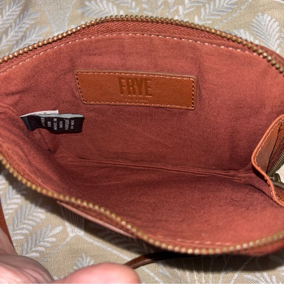 Frye Cognac “Melissa” Leather Wristlet - Picture 9 of 11